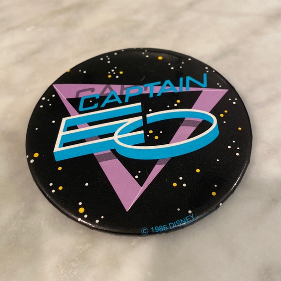 3/$20 Vintage Disneyland Captain EO pin/button - Picture 1 of 3